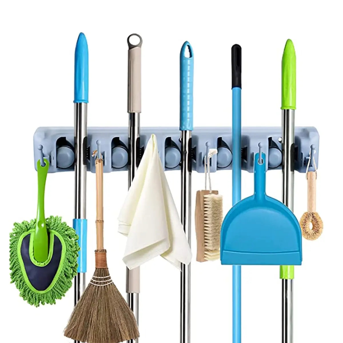Soporte Organizador de Escobas y Trapeadores